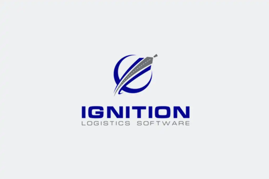 Ignition Logistics Software logo with stylized road icon