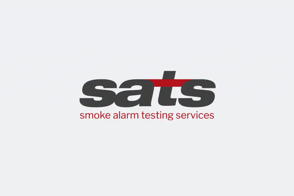 SATS smoke alarm testing services logo